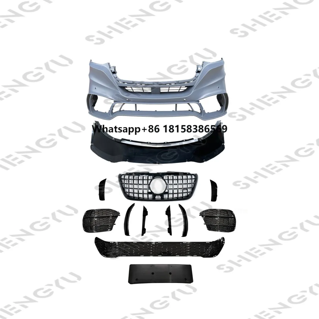 

Hot Sale Car Bumpers Include Front Bumper Assembly with Grille for Benz Sprinter W906 W907 W910 2018-2020 Change to GT Model