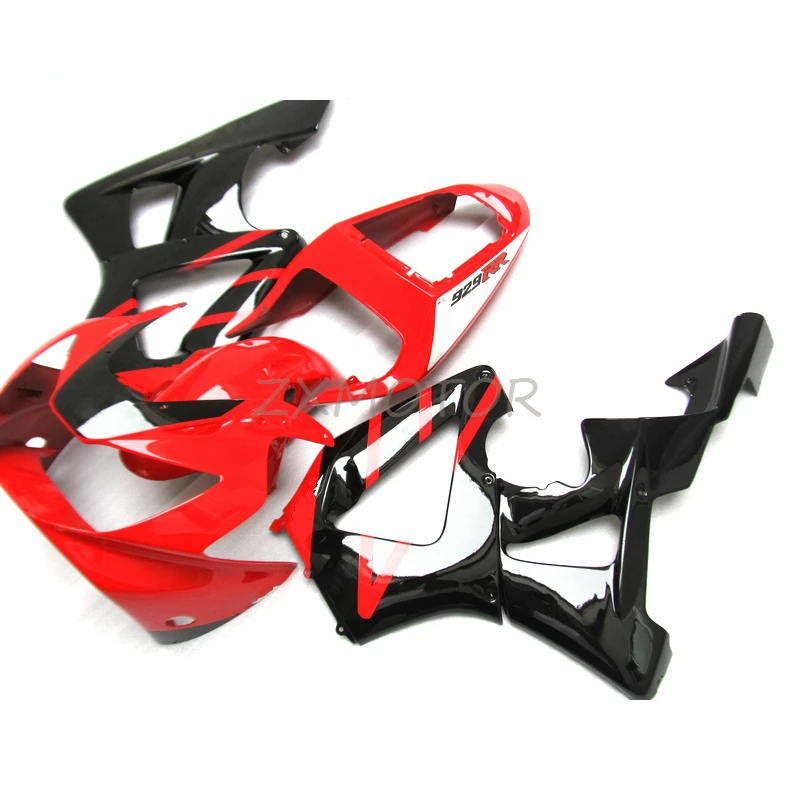 Superior Motorcycle Injection fairings Fit For Honda CBR900RR 929 2000 2001 Red Black Bodywork Fairing Kit cbr 929 00 01 TY47