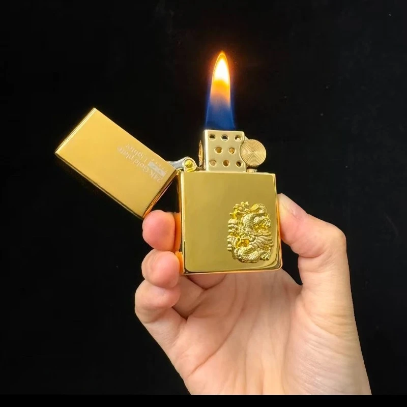 

Зажигалка Zorro с шлифовальным кругом, 12 знаков зодиака, позолоченная 24 К, роскошный элитный подарок, подарок на день рождения для парня, аксессуары для курения