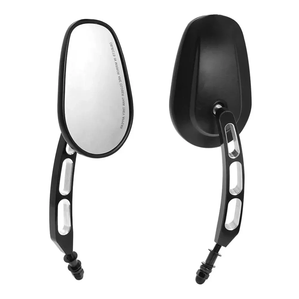 

WB3 Dual Thread Cruiser Chrome Plated Motorcycle Rearview Mirrors Bright Finish For Harley Honda Yamaha Cruiser Chopper