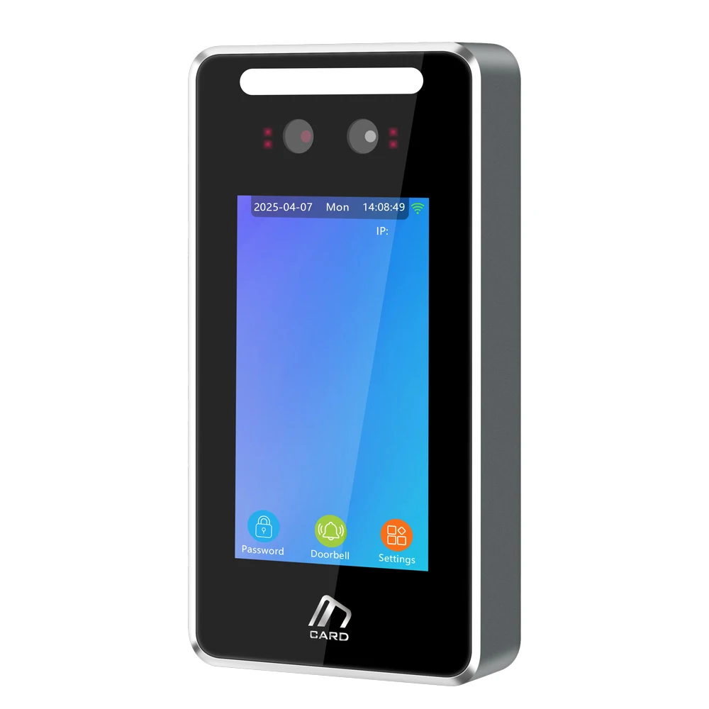 

4 inch TCP/IP WIFI Dynamic Face Recognition Access Control Attendance Machine Fingerprint Reader 125Khz Rfid Free Software