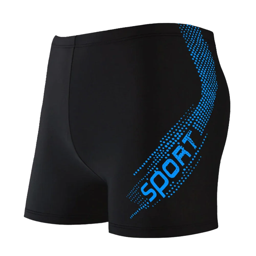 Beach Sports Men Bathing Trunks Comfortable Swimming Shorts For Men Shorts Comfortable Waistband Flat Angle Design