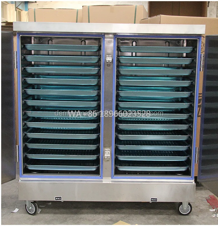 

Steamer Rice Steaming Cabinet Rice Cooking Machine 24 Tray Commercial Industrial Chicken