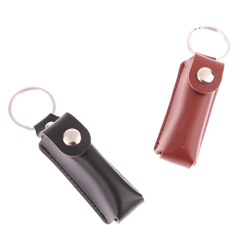 

USB Case Protective Bag Portable Pocket Leather Key Ring For Usb Flash Drive