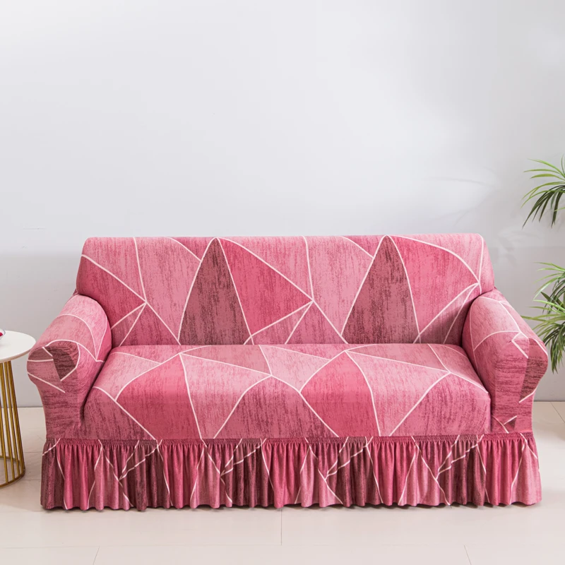 Dehnbarer Blumen-Sofabezug, Waschbarer Möbelschutz für Hunde, Ecksofa-Überwurf, 1/2/3/4-Sitzer-Sofabezüge – Detail 14