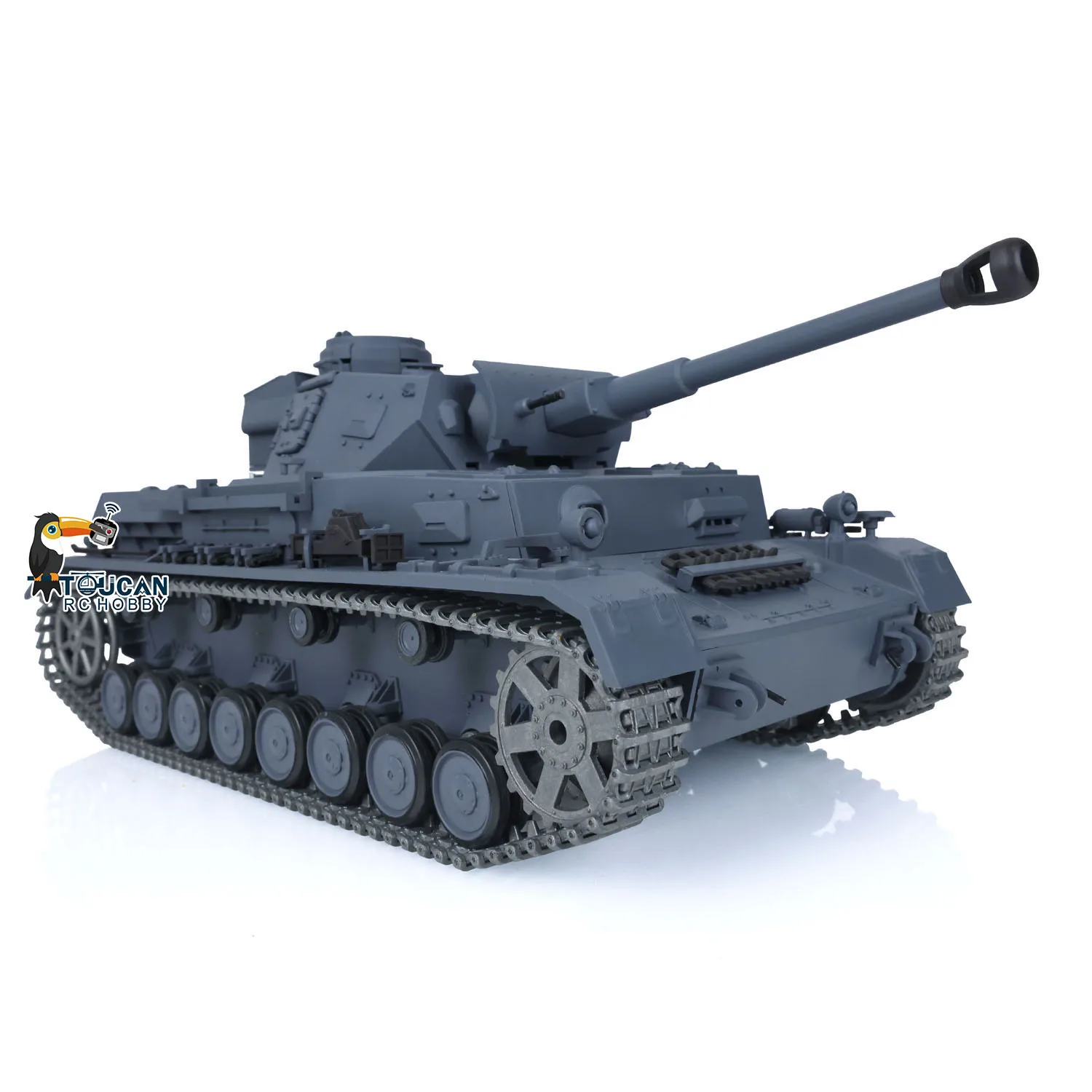 

HENG LONG Outdoor Battle 1/16 Scale 7.0 Upgraded Panzer IV F2 RTR RC Tank 3859 W/ 360° Turret TH17399-SMT4