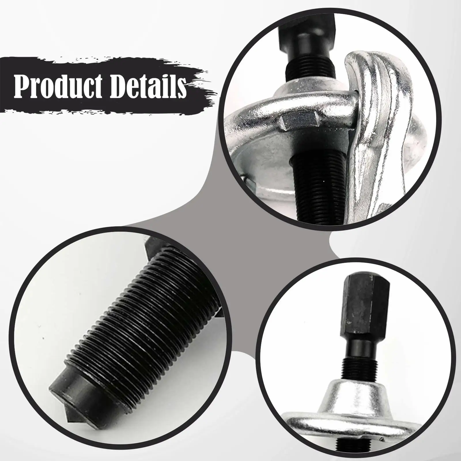 

Съемник ступиц колес для автомобиля, портативный инструмент для обслуживания, усиленный экстрактор ступиц для тяжелых условий эксплуатации