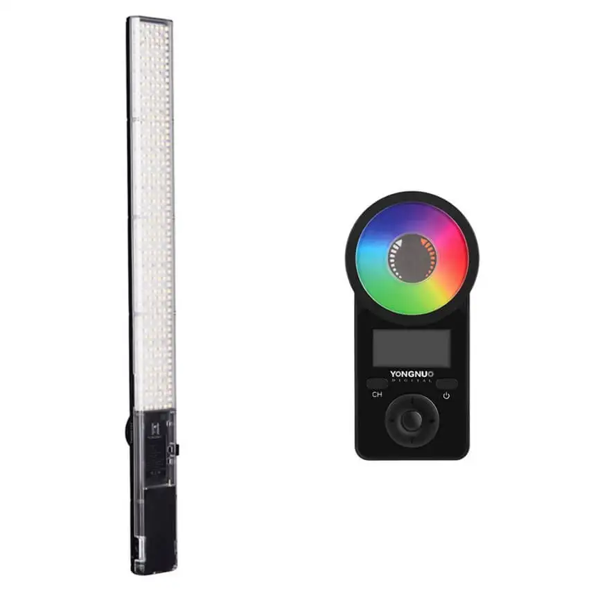 

YONGNUO YN360 III YN360III Handheld LED Video Light Touch Adjusting Bi-color 3200k to 5500k RGB Color Temperature with Remote