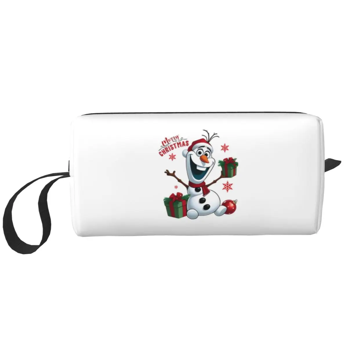 Frozen Elsa Olaf Christmas Makeup Bag Pouch Cosmetic Bag Men Women Toiletry Bag Storage Pouch Bag