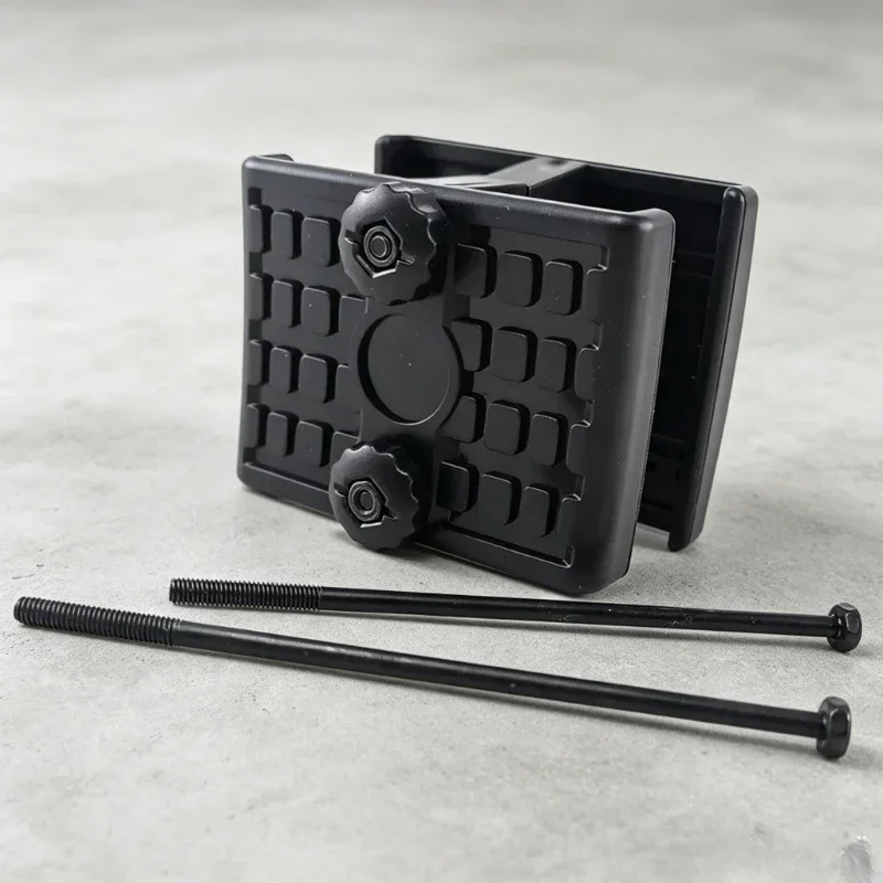 Multi Purpose Model Fixed Connect Base With Complete Screw Fastener Set Matte Black Nylon Replacement Fittings
