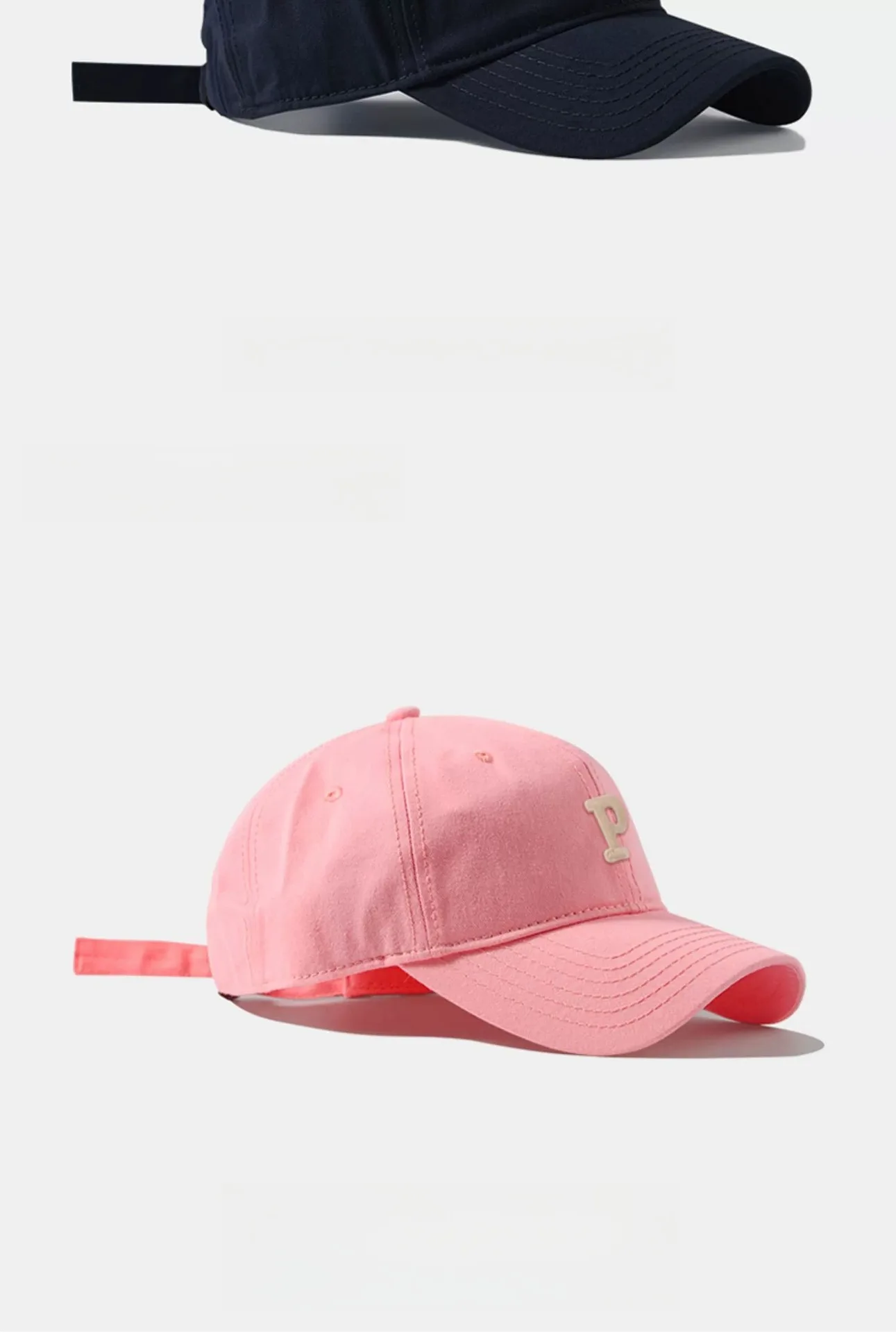 Mode P Brief Baseball Caps Männlich Große Größe 60 cm 63 cm Snapback Hüte Weibliche Ins Flut Weiche Top Große kopfumfang Sonnenhut – Detail 7