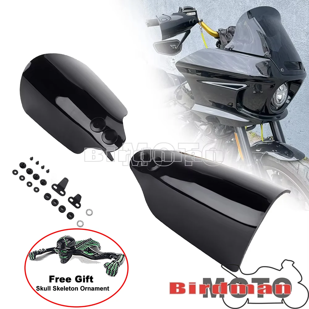 

Motorcycle Handguard Thug Style Black Hand Guards Frame Cover For Dyna Low Rider Street Bob Super Glide Switchback Wide Glide