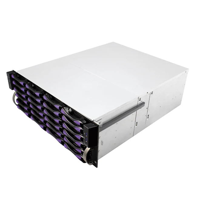 ED424H55 19 Inch 4U JBOD Storage case Hot Swap 12Gb Server Rack case 24 Bays CCTV NVR Sever Chassis