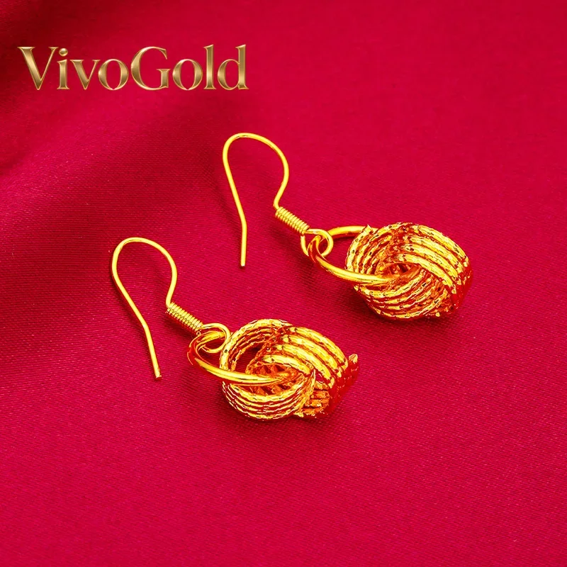 

VivoGoldWomen 24K gold, AU999 Extremely simple shiny design, low-key and exquisite workplace commuting