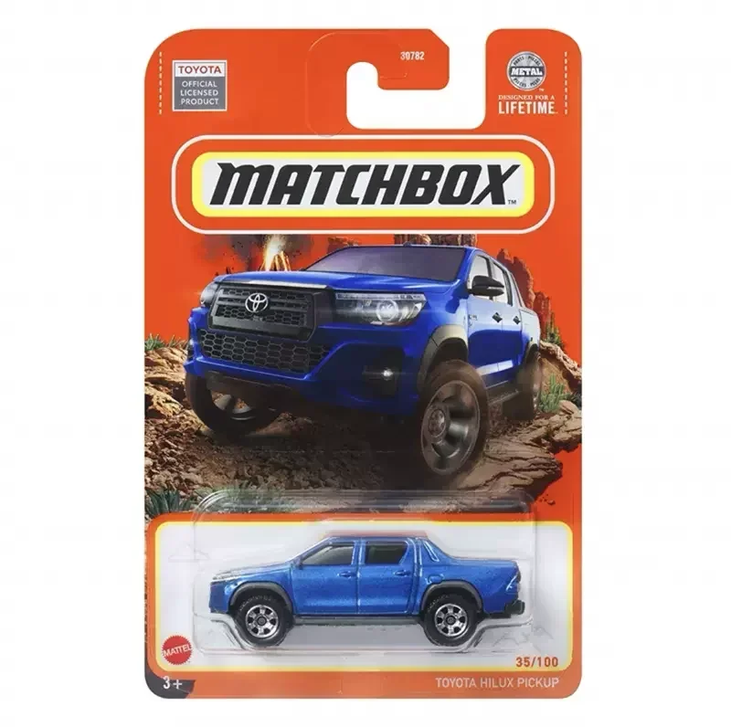 Original Mattel Matchbox Car 1/64 Diecast Boys Toys Indiana Jones Ducati Volkswagen Golf Nissan Hardbody Toyota MR2 Hilux Pickup