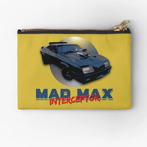 Mad Max Movie Intrerceptor  Zipper Pouches Key Pocket Bag Panties Underwear Storage Wallet Women Socks Money Small Pure Cosmetic