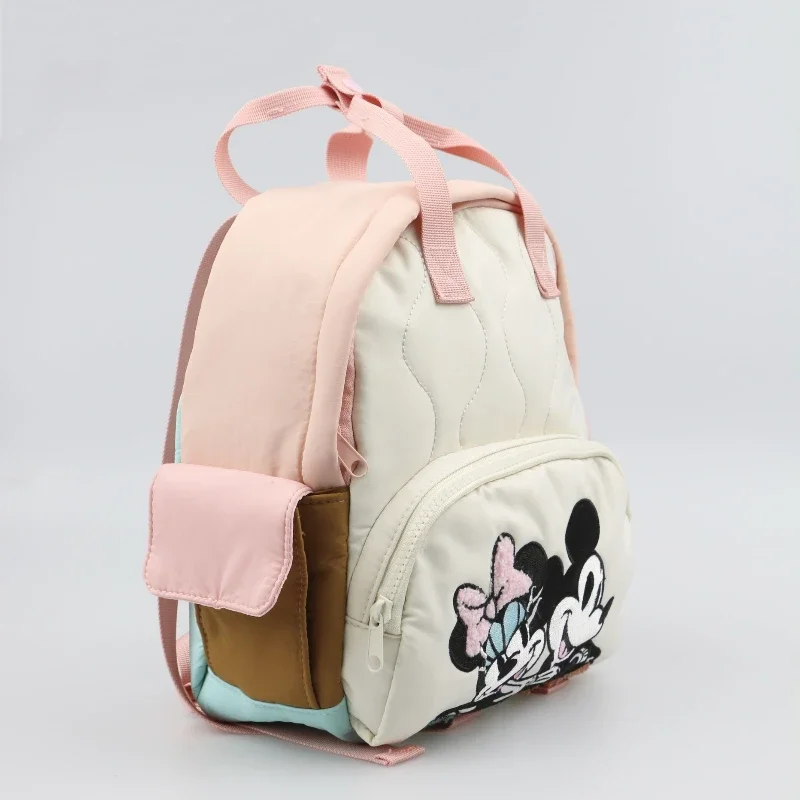 ديزني 2025 كارتون ميكي ماوس وميني حقيبة ظهر جديدة للأطفال حقيبة مدرسية صغيرة حقيبة كروس لطيفة للبنين والبنات #5