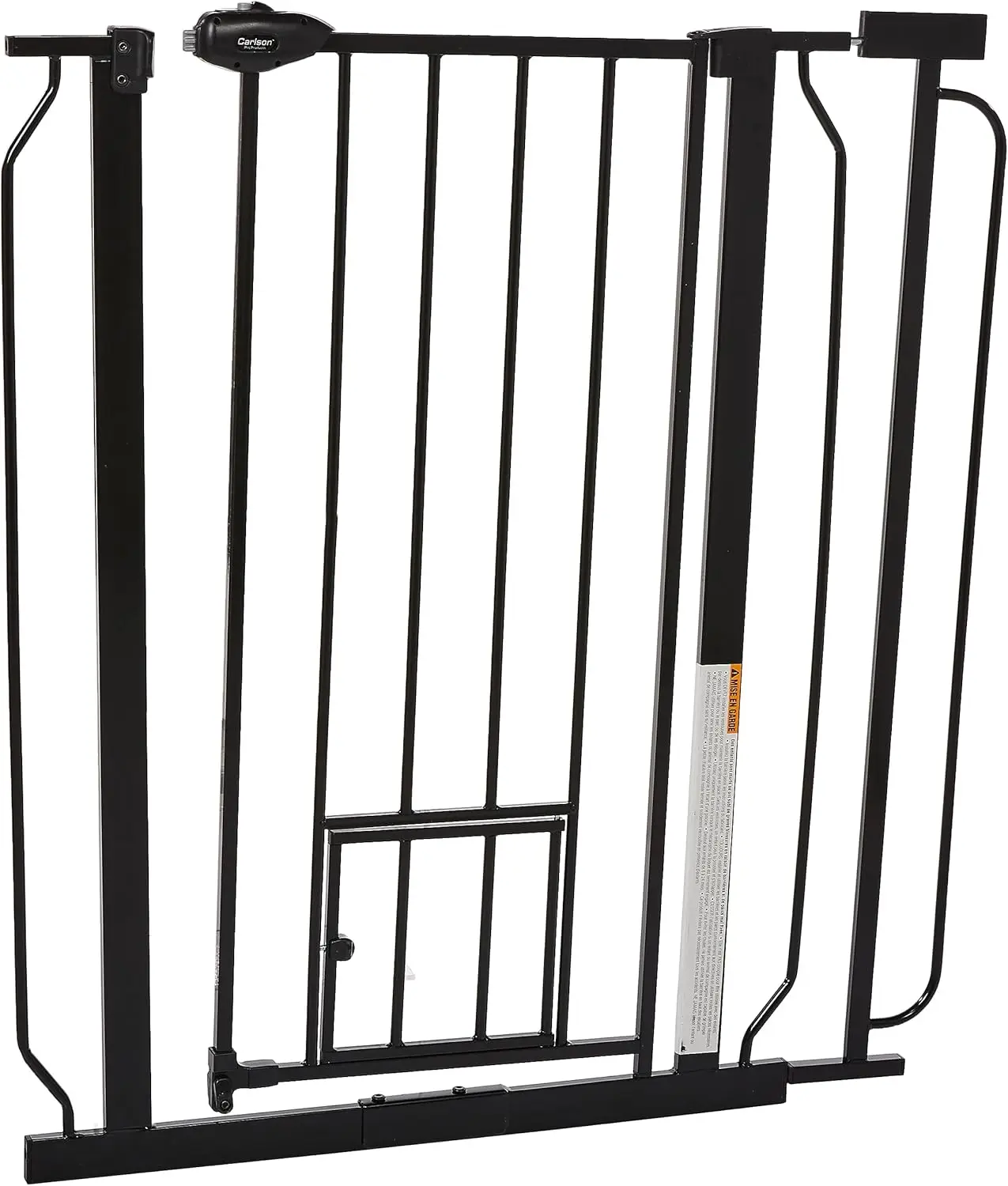 Extra Tall Walk Through Pet Gate with Small Pet Door, for Openings 29