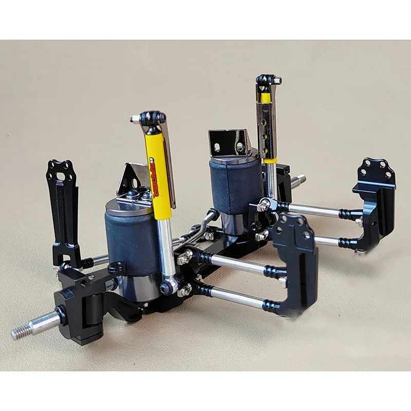 Sistema de suspensión neumática de simulación, juego de varillas de acoplamiento centrales para camión volquete Tamiya RC 1/14 Scania 770S MAN Volvo modelo de coche