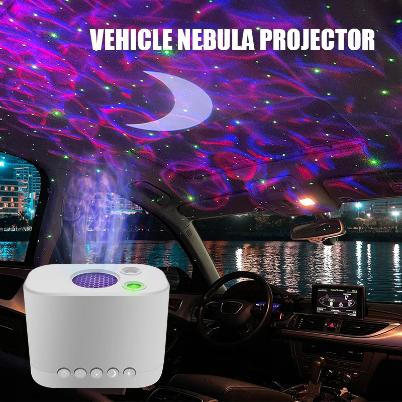 Car decorative lights USB Galaxy Star Projector Sky LED Multi-Color Moving Nebula Cloud Moon Multiple Modes Night Light