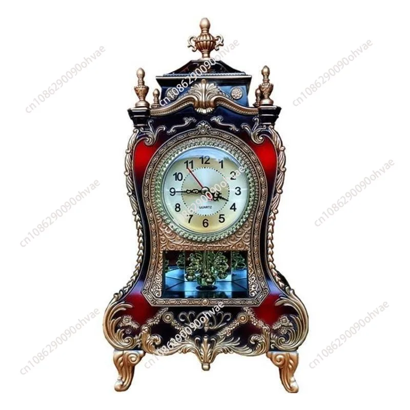 Bedroom, villa, home decoration,  style hourly quartz clock table ornaments