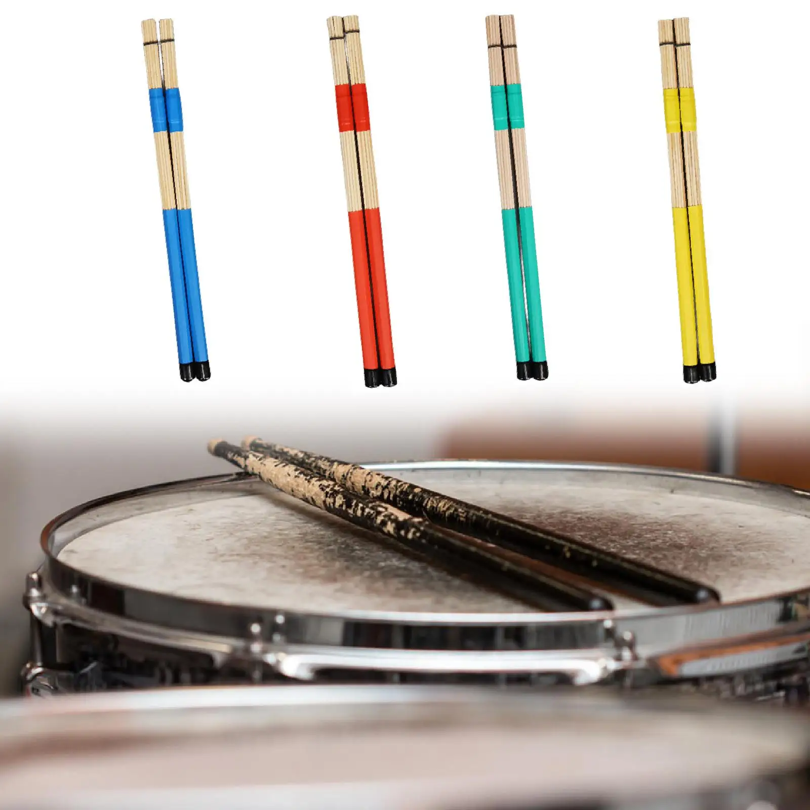 Drumsticks Erwachsene Geschenke glatte Griffe robuste leise 15,75 Zoll Länge für Jazz