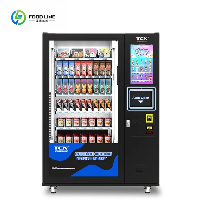

Automatic Vendor Smart Fresh Micro Market Freezer Frozen Food Vending Machine