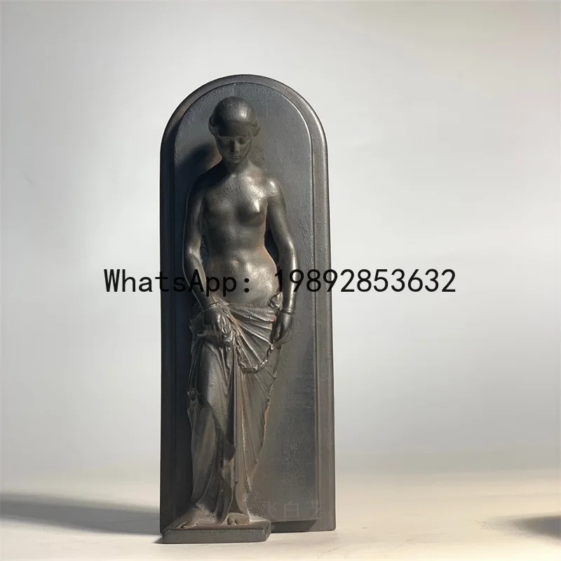 

Figure Sculpture Naked Woman Ceramic Handicrafts Female Portrait Decorative Figurines Home Decoration Accessories