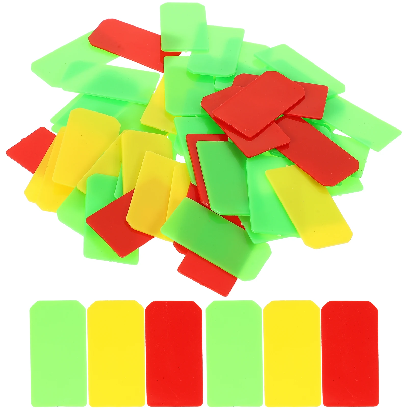 50Pcs Attendance Kindergarten Cards Colorful Time Cards for Classroom Attendance Chart for Student Organization Tool