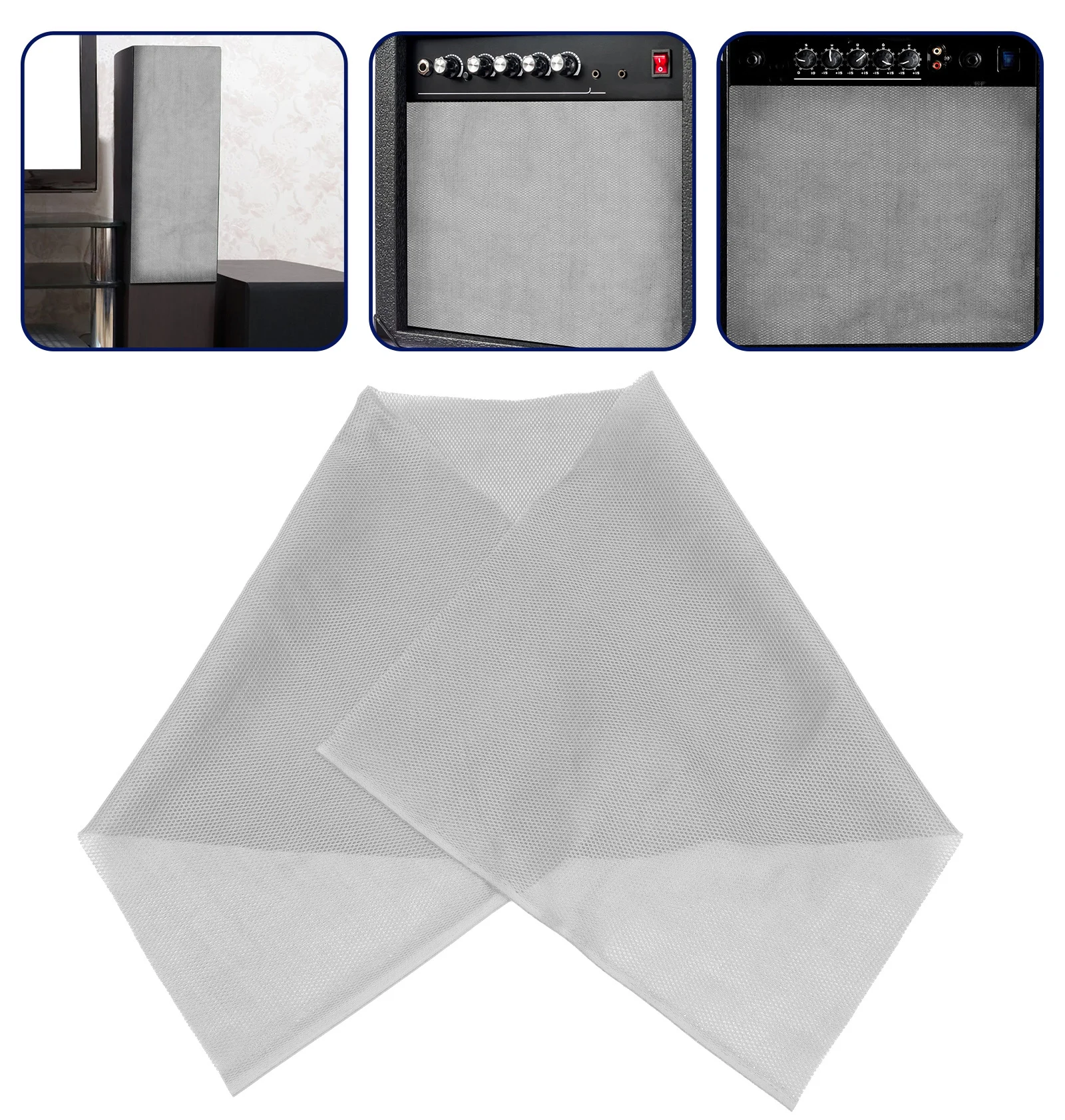 

Grill Cloth Breathable Mesh Fabric For Home Stereo System Acoustic Speaker Replacement Protective Speaker Cloth