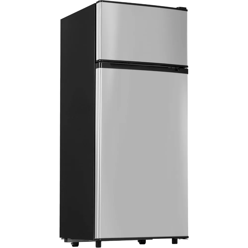 4.5 Cu.ft Mini Fridge with Freezer, Small Refrigerator for Office, Kitchen, Dorm and Bedroom, with Adjustable Shelves