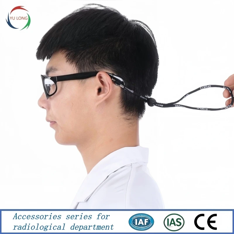 Interventional Radiology X-ray Gamma Ray 0.5/0.75mmpb Protective High Transparency Lead Glasses Side Shield Radiation Goggle