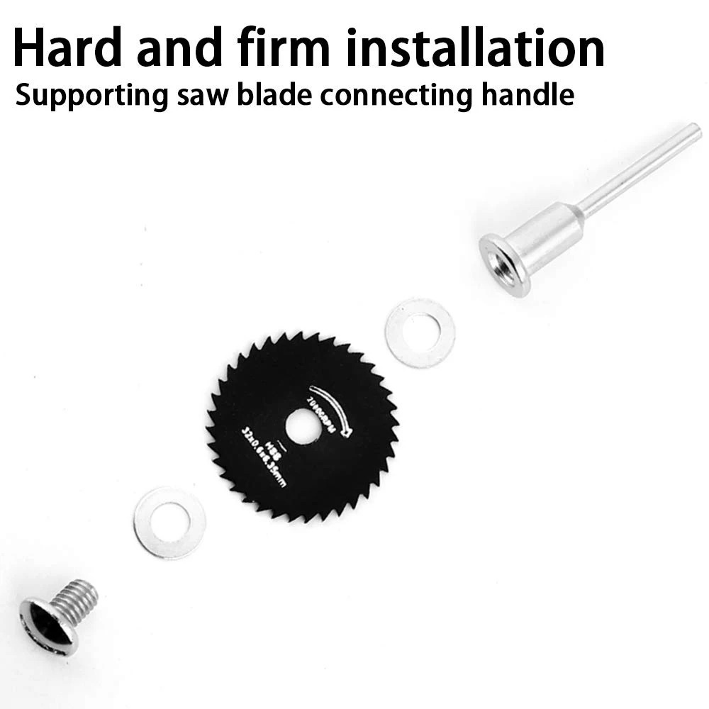 7Pcs High-Speed Steel Metal Cutting Blade Set for Electric Drill Grinder Circular Saw Woodworking Small Saw Blade Tool Kit