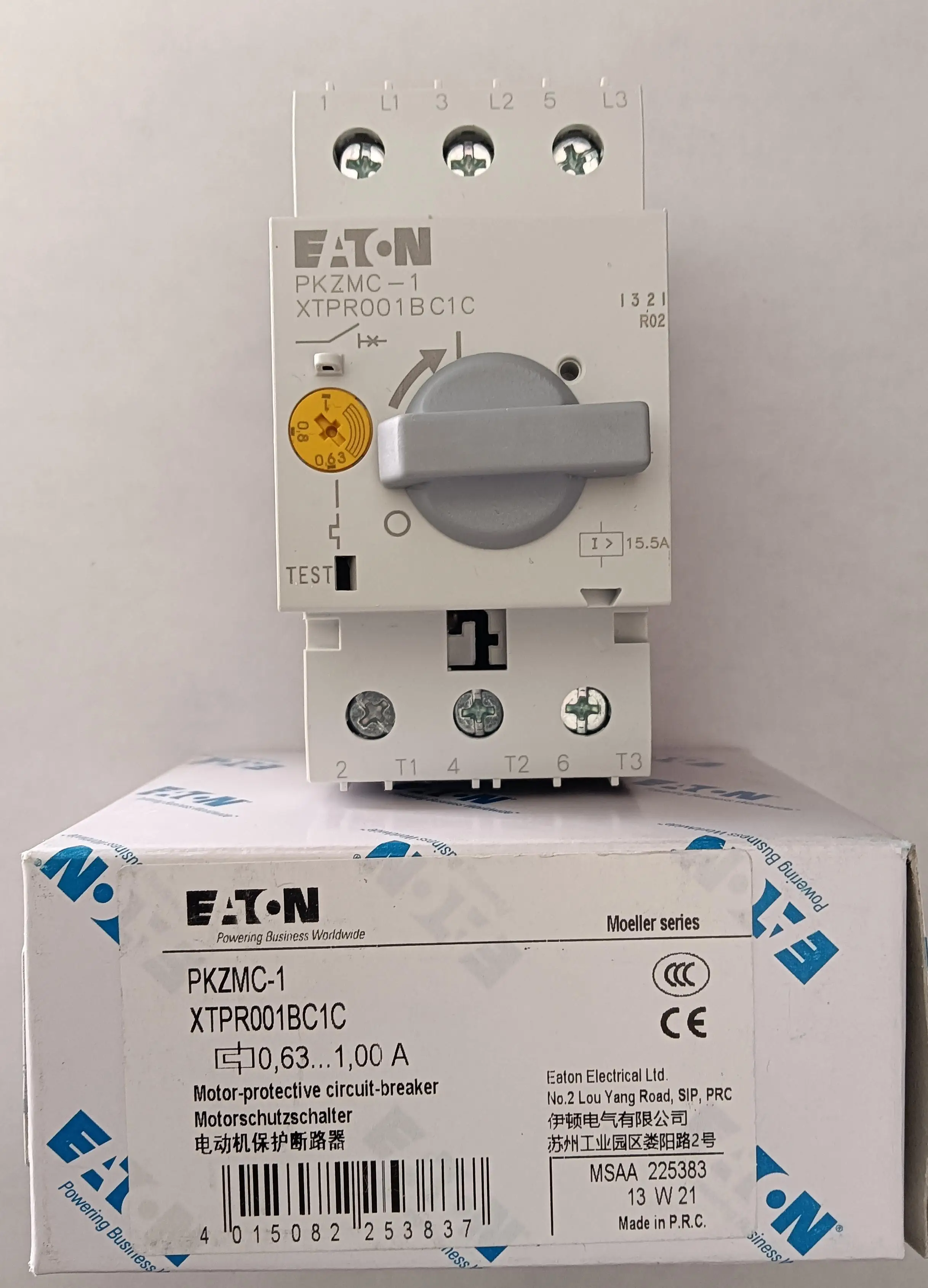 New Original Eaton Muller PKZMC-1 motor protection switch