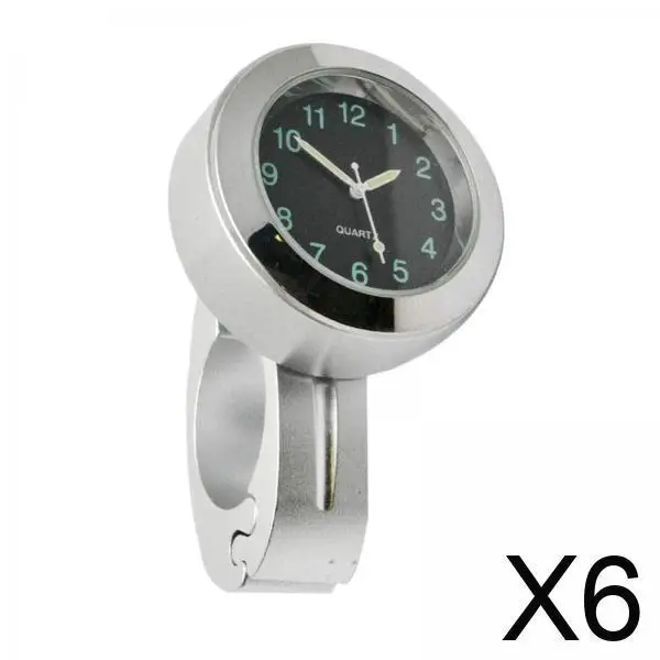 

Алюминиевые часы с креплением на руль, водонепроницаемые часы, универсальный аксессуар для мотоцикла для спортивных ручек велосипеда