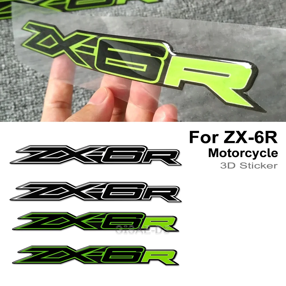 

Motorcycle For Kawasaki Ninja ZX-6R ZX6R ZX 6R Tank Pad Body Shell Decoration Protector 3D Stickers Decals