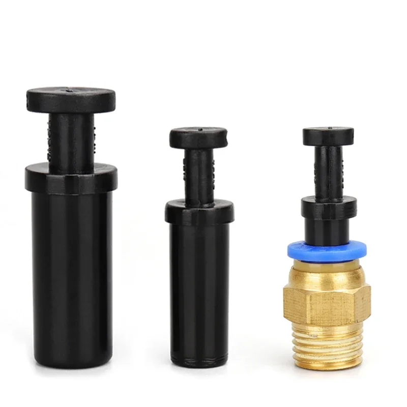 5PCS /Lot Pneumatic Blanking Pipe End Cup Plug Plugs Air Hose Tube Push Fit Connector Plastic pp4 pp6 pp8 pp10 4mm 6mm 8 10 12