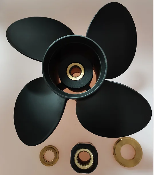 4 Blade 13X17 D Group Aluminum Interchangeable Propeller OUTBOARD PROPELLER Boat MARINE PROPELLER