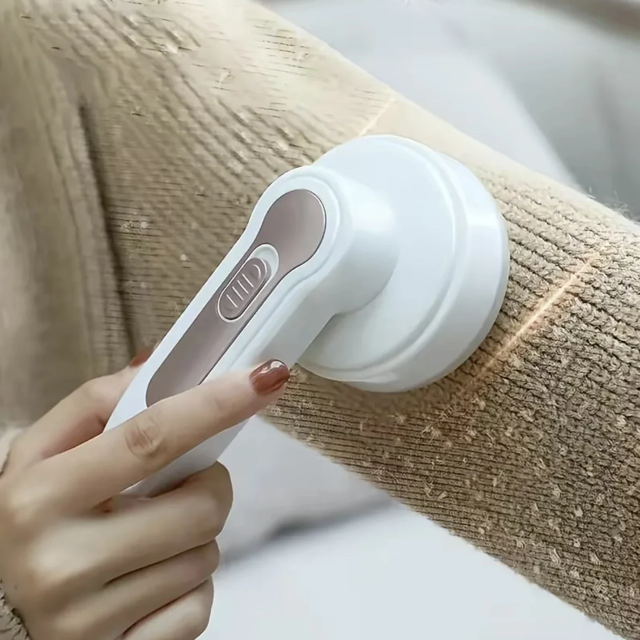 

Rechargeable electric hair remover and portable shaver, suitable for clothing, furniture, and carpets.