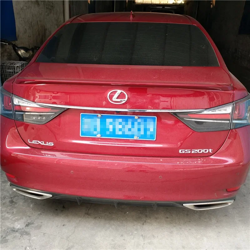 For Lexus GS250 GS350 GS450 Spoiler ABS Material Car Rear Wing Primer Color Rear Spoiler For Lexus GS200T  2013-2016