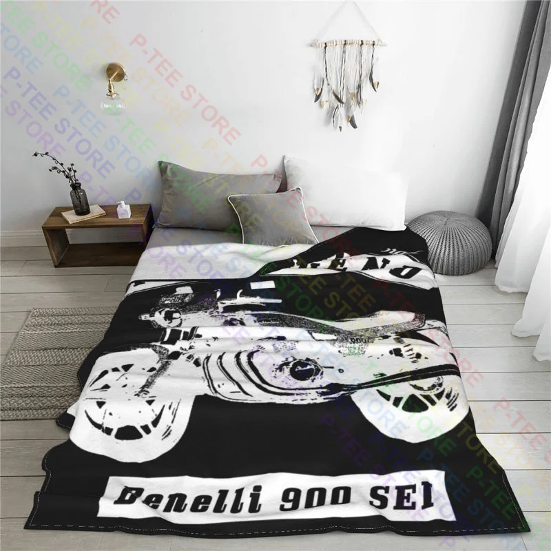 Benelli 900 Sei,Bike,Motorcycle Blanket Luxury Comfort Nap Blanket Faux Fur Mink For Sofa Bedroom