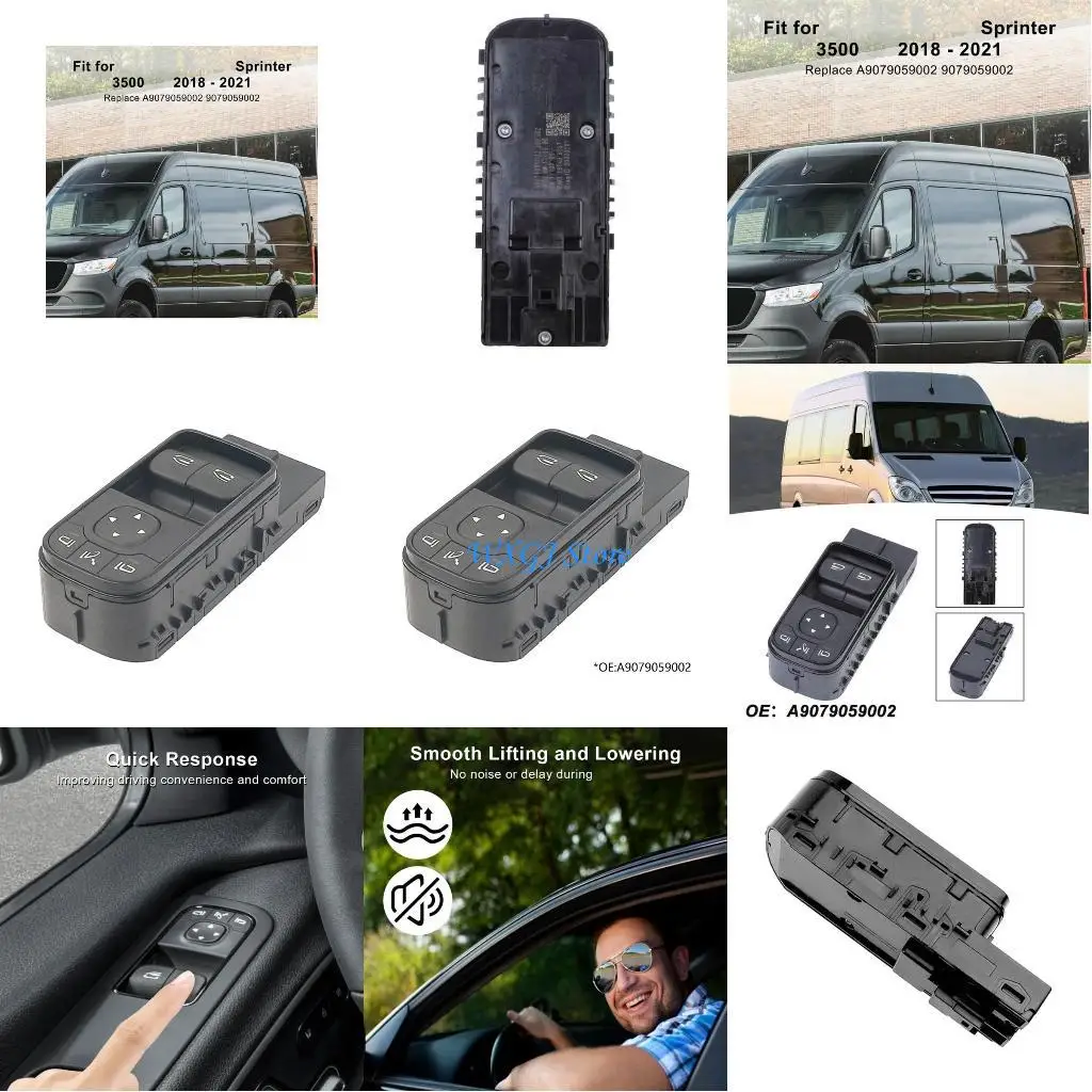 

37JE Advanced Against Squeeze Window Change Assembly Impermeable ABS Housing Direct Suitable Runner 3500XD 2018 2021