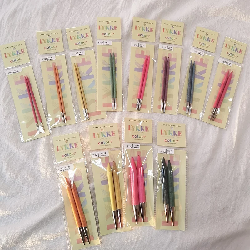 LYKKE Colored 5\'\'/11.5cm Interchangeable Knitting Needles Tip