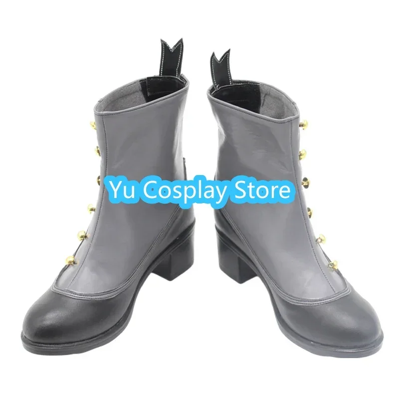 Shinonome Akito Scarpe Cosplay Gioco Puntelli Cosplay Stivali di Carnevale di Halloween Scarpe in pelle PU su misura