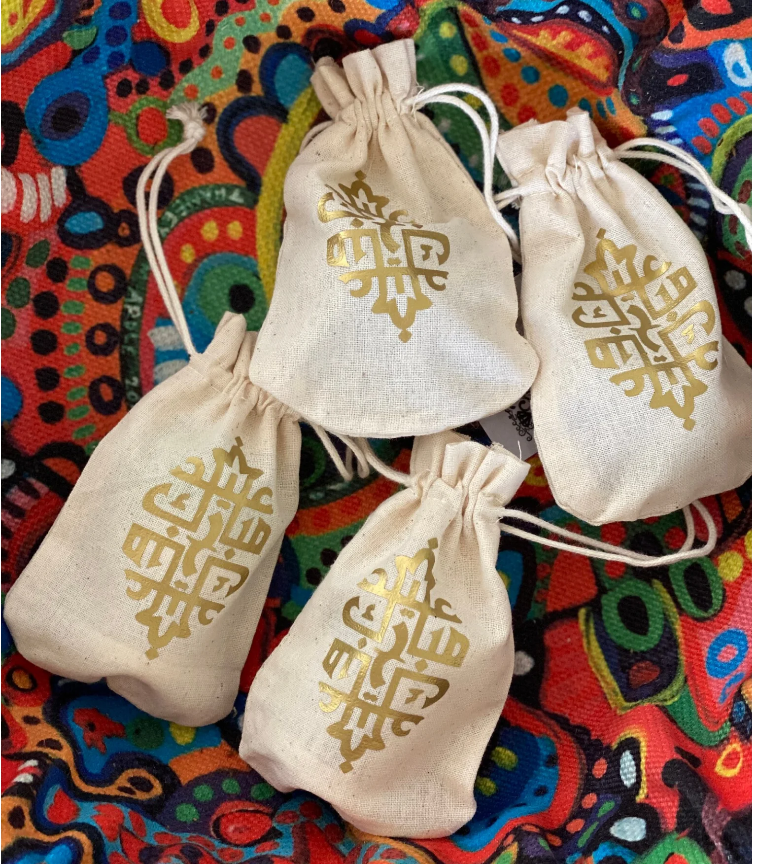 

Eid Mubarak goodie bags - cotton goodie bags - eid gifts - eidi