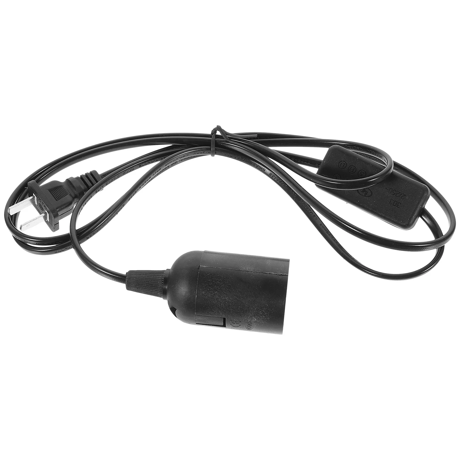 

Lamp Cord with Switch Light Socket Hanging Pendant Lamp Cord 1.8m Durable ABS Material Us Plug Light Socket Plug