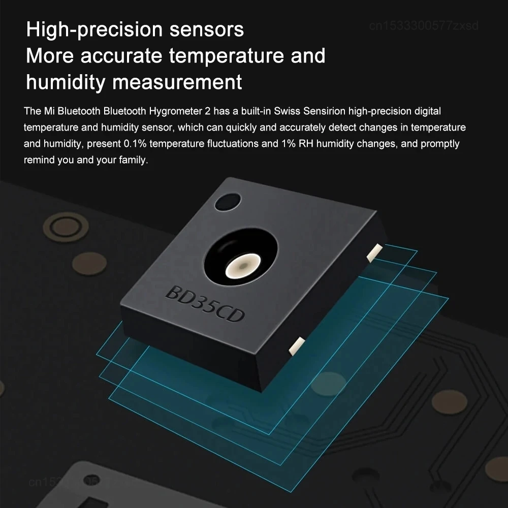 Mijia Smart LCD Screen Digital Thermometer 2 Bluetooth Temperature Humidity Sensor Moisture Meter Work with Mi Home App