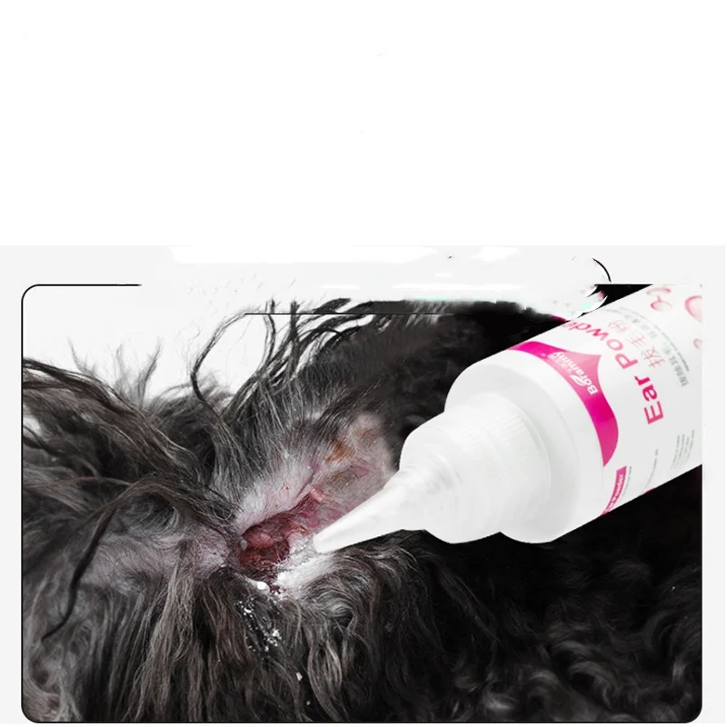 Pet Hair Plucking Powder 42g/bottle Dog Cat Ear Canal Cleaning Care Ear Plucking Dog Cat Universal Ear Deodorant Earwax