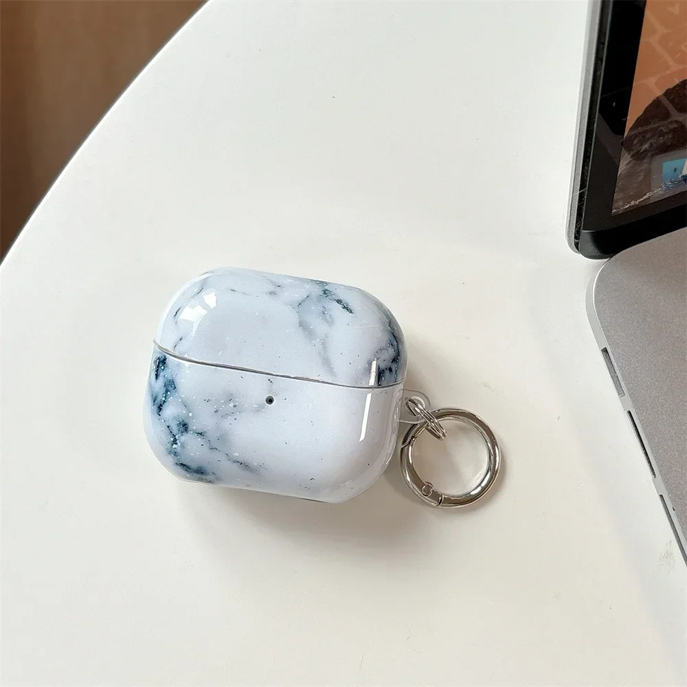 

Wireless Bluetooth Case For Samsung Galaxy Buds 3 Pro FE Buds 3Pro Case Marble Patterned Bluetooth Charging Box Earphone Cover