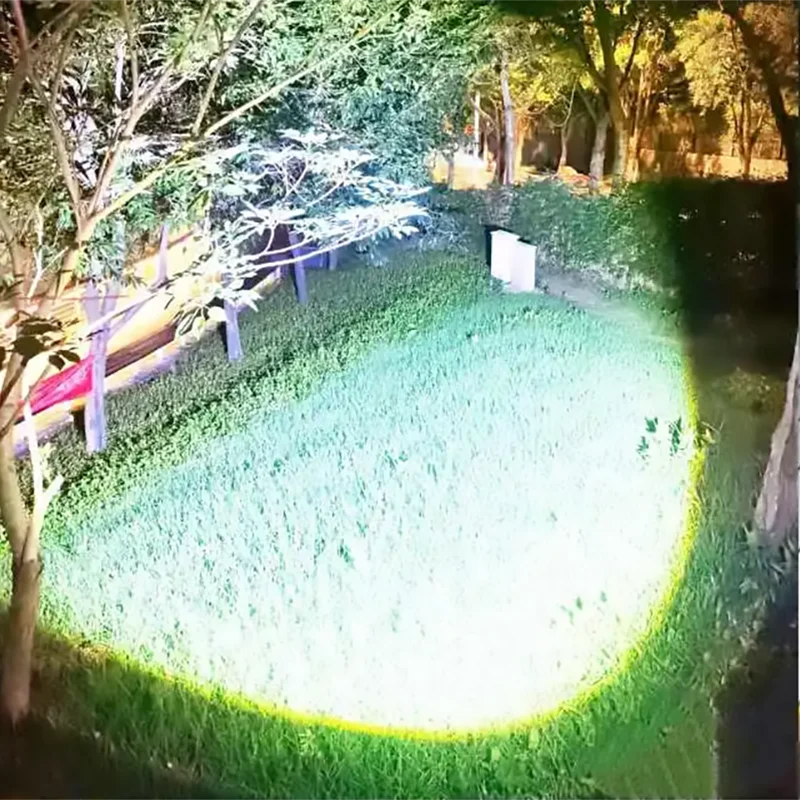 جديد 4000000LM عالية الطاقة مصابيح كاشفة بلمبات LED نوع-C قابلة للشحن التكتيكية ضوء فلاش الشعلة القوية مقاوم للماء فانوس التخييم